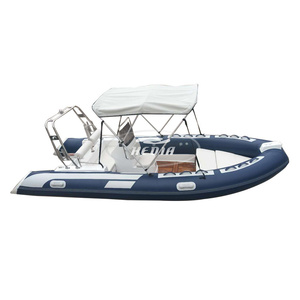 Haide CE Bote Neumático de Lujo de 16 pies con Costillas de Fibra de Vidrio 480D, Tabla de Surf de Fibra de Vidrio, Tobogán Acuático de Fibra de Vidrio, <span class=keywords><strong>Moto</strong></span> <span class=keywords><strong>Acuática</strong></span> de Fibra - Product Image 2