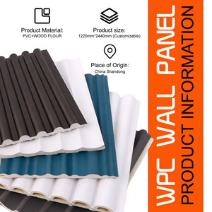 Venta Directa de Fábrica, Paneles de Pared WPC, Diseño Impermeable, Fácil de Instalar, Paneles Decorativos <span class=keywords><strong>Interiores</strong></span> para Entornos de Oficina - Product Image 3