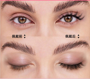 Großhandel Eigenmarke Wiederverwendbare 3D Seiden Wimpern im Half-Corner-Stil Magnetische Cat-Eye Natürliche Falsche Wimpern Kit mit Applikator Etui und Logo - Product Image 4