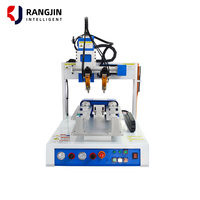 Robot distributeur de colle automatique SMT UV à double station 3 axes haute vitesse et haute précision, personnalisé en usine