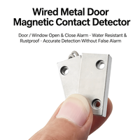 Interrupteur magnétique filaire en métal pour porte et fenêtre YH-52, type NC NO, 50*20*10mm, distance de détection 25-35mm, portée 20-30m, pour système d'alarme