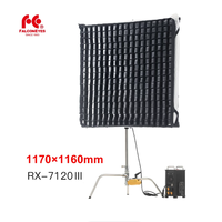 Falcon Eyes RX-7120 III Panneau LED RVB professionnel à effets spéciaux 600W 2700-9999K réglable pour film et vidéo, avec boîte à lumière en plastique