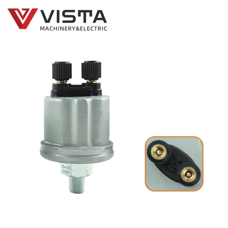 Sensore di pressione dell'olio tipo Vdo OPS-Y2 0-10 Bar applicato al gruppo elettrogeno diesel