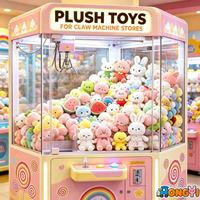 Plus de 30K styles de peluches pour machines à griffes, les plus vendues, certifiées CPC, vente en gros directe usine, prix bas, livraison rapide