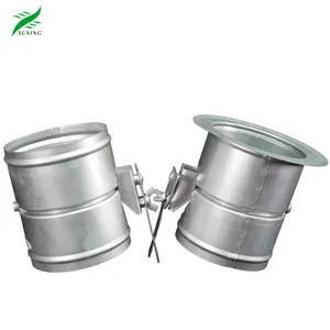 Hvac Duct Damper Accessories Galvanized Steel Round Volume Control Damper For Duct Ventilation System