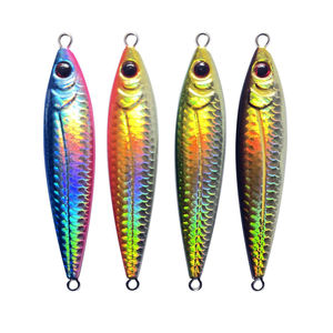 Isca de metal para isca de água salgada, isca longa com revestimento a laser UV, novidade 10g 20g 60g 80g - Product Image 2