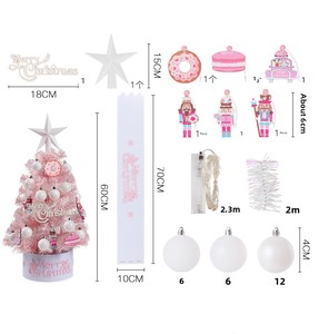 Adorno Navideño, 60 Adornos para Árbol de Navidad, Decoración DIY para Escritorio, Regalo, Decoración Colgante de Madera, Bola Navideña, Decoración para Crear Ambiente - Product Image 5