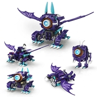 Juego de Juguetes de Construcción de Robots a Control Remoto 5 en 1, Modelo de Bloques de Construcción, STEM, Fantasía y Ciencia Ficción, Unisex, Plástico ABS, Personalizable, Regalo