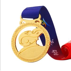 Medallas Deportivas Personalizadas de Hierro Chapadas en Oro para Campeonatos de Boxeo, Ciclismo, Ajedrez y Artes Marciales, al por Mayor y a Bajo Precio - Product Image 3