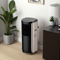 Ventilateur tour de refroidissement électrique à brumisation pour usage domestique et hôtelier, télécommande, 3 vitesses, matériau plastique, capacité d'eau de 15 L, 60 dB
