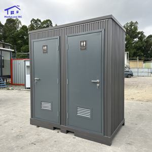 Baño Portátil de Bajo Costo, Panel Sándwich, Acero, para Exteriores, con Ducha - Product Image 5