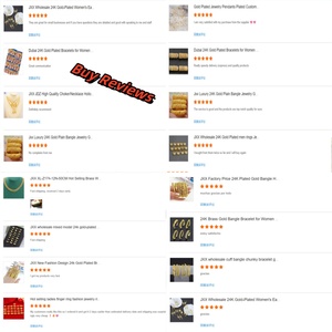 Jxx Dubai - Brazalete Chapado en Oro de 24K para Mujer, Joyería de Boda, Brazaletes de Oro de Alta Calidad - Product Image 6