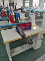 Zoyer ZY-HA03B alimente la machine industrielle de cachetage de couture d'air chaud certifiée par CE de bras avec le double moteur pas à pas