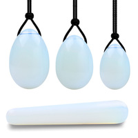 Baguette de massage bon marché en quartz rose véritable 110*20 pour les oeufs de yoni en jade rose pour les femmes