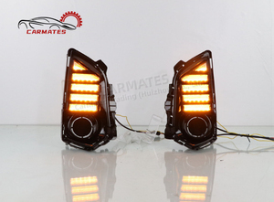 สินค้าขายดีของ CARMATES ปี 2024 ไฟ LED DRL สำหรับวิ่งกลางวัน ไฟตัดหมอก ไฟเลี้ยว สำหรับรถยนต์โตโยต้า ยาริส แอททิฟ วีออส ปี 2022 <span class=keywords><strong>2023</strong></span> - Product Image 4