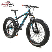 Vélo de montagne VTT de haute qualité pour hommes, fabriqué en Chine, suspension intégrale, pneus larges de 26 pouces, idéal pour la descente