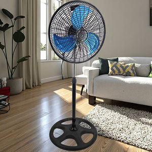 Ventilador de Pedestal Moderno de 18 Pulgadas, de Plástico, con Control Mecánico, Altura Ajustable, Oscilación, Bajo Nivel de Ruido, Fuente de Alimentación Eléctrica para Hotel - Product Image 3