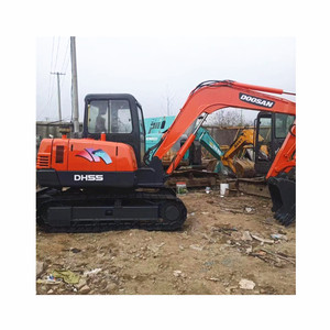 Excavadora Mini Doosan 55 Usada Original de Corea, DH55, Capacidad de 5 Toneladas, con Motor Isuzu, Caja de Cambios, Bomba y PLC en Venta - Product Image 3