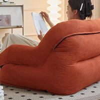 Super doux canapé simple pouf chaise lavable adulte sol sièges salon rembourré pouf paresseux fauteuil salon meubles