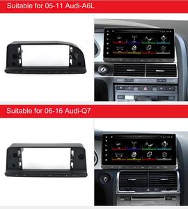 Meihua Car Frame Panel Carplay Dashboard <span class=keywords><strong>Radio</strong></span> Plastic Fascia Car DVD Frame Instalación portátil para 12,3 pulgadas 2013-2018 Audi Q3 - Product Image 6