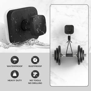 Crochets muraux en acier inoxydable à ventouse puissante, <span class=keywords><strong>sans</strong></span> perçage, pour vêtements, serviettes, manteaux, chapeaux, cuisine - Product Image 3