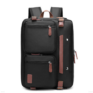 Tianhao – porte-documents de voyage d'affaires pour hommes, sac à dos pour ordinateur portable de 15 pouces, sac à bandoulière pour voyage de loisirs, toile de couleur unie - Product Image 5