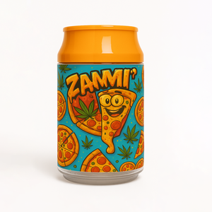 Barattolo di Plastica Personalizzato a Forma di Lattina di Soda per Caramelle Commestibili, Biscotti, Gomme, Erbe, Fiori da 3,5g con Etichetta - Product Image 4