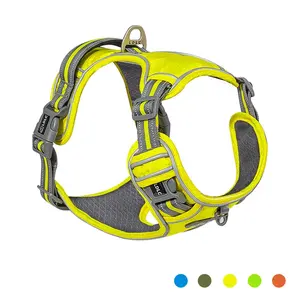 <span class=keywords><strong>Harness</strong></span> Anjing Mewah Ramah Lingkungan, Bernapas, Aman, dengan Set Gesper Reflektif dan Layanan <span class=keywords><strong>OEM</strong></span>, Laris Manis - Product Image 3