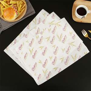 Emballage pour pain, doublure personnalisée pour plateau à burger, papier ciré transparent en paraffine - Product Image 2