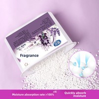 Boîte déshumidificatrice à la lavande pour la maison, déshydratant au chlorure de calcium pour l'absorption de l'humidité, la prévention de l'humidité et l'élimination des odeurs