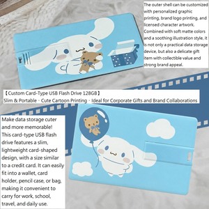 Clé USB personnalisée avec impression de dessin animé, grande capacité 128 Go, clé mémoire - Product Image 6