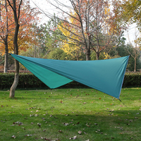 Grand auvent imperméable ultraléger pare-soleil abri extérieur survie hamac pluie mouche Camping tente bâche