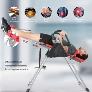 Kursi kebugaran lipat tinggi dapat diatur, untuk meja terapi inversi gravitasi kiropraktik pereda nyeri punggung - Product Image 4