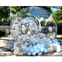 Structure de jeu gonflable pour enfants, maison à bulles en PVC transparente, taille personnalisée, structure de jeu amusante
