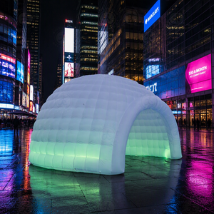 Carpa <span class=keywords><strong>de</strong></span> Nieve Inflable <span class=keywords><strong>de</strong></span> PVC Impermeable, Tipo Iglú, Doble Capa, Ligera, Plegable, Refugio <span class=keywords><strong>de</strong></span> Invierno, Tamaño Personalizable, Ecológica - Product Image 1