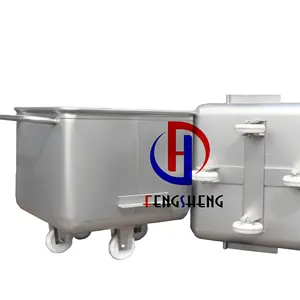 SUS304 200L Handwagen wagen Aufzugs maschine für Fleisch fabrik