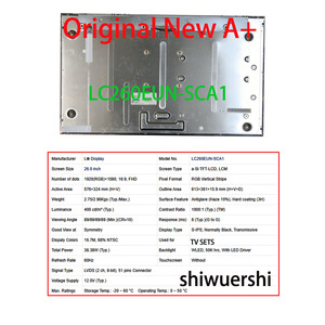 Layar LCD Grosir Original Baru A+ 26" LC260EUN SCA1 SDA1 SDP1 LC260EXJ-SDA1 HT260WXC 100 200 LC260EXN SDA1 SDA2 SDA3 - Product Image 2