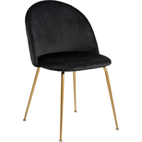 Chaise d'hôtellerie avec coussin en tissu et dossier circulaire, chaise d'appoint pour café commercial, salle à manger, salon