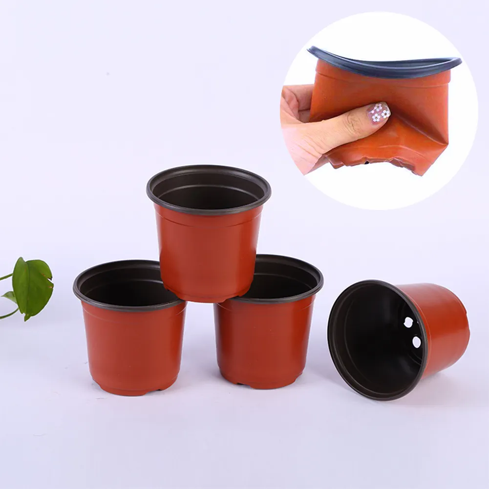 Color pp 3.5inch 9cm plant seedling pot cheap plastic seed starter pots for flower