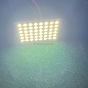 12V 화이트 48SMD T10 LED 꽃줄 조명 자동 패널 인테리어 독서 램프 자동차 돔 조명 액세서리 돔 조명 어셈블리 - Product Image 6