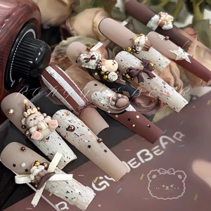 Set <span class=keywords><strong>de</strong></span> Gel para Uñas RONGYUE BEAR, 12 Colores, Kit <span class=keywords><strong>de</strong></span> Esmalte <span class=keywords><strong>de</strong></span> Gel UV Kawaii, Gel Sólido en Crema para Arte <span class=keywords><strong>de</strong></span> Uñas, Manicura y Salón - Product Image 5