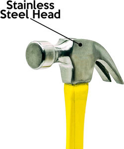 الثقيلة البناء صدمة مقاومة بالمطاط عدم الانزلاق مقبض مستقيم مطرقة بمخلب - Product Image 4