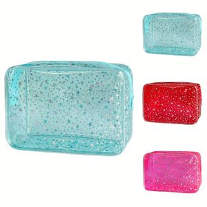 Factory Direct Selling Simple Star Pattern PVC <b>Makeup</b> <b>Bag</b> with Zipper for Cosmetics on Trips - Product Image 2