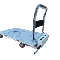 Chariot élévateur hydraulique compact pliable, neuf, transpalette électrique, hauteur de levage 1000 mm, batterie au plomb-acide pour la vente au détail