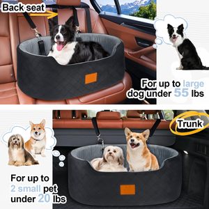Hersteller Hund Autos itz ODM für mittlere Hunde, Pet Booster Seat für Autos SUVs und LKWs, Reise Hunde bett mit Sicherheits gurt - Product Image 3