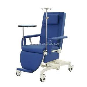 Silla de diálisis eléctrica ajustable para Hospital, silla de diálisis para diálisis CPR con tabla de comedor, precio barato, BT-DY016
