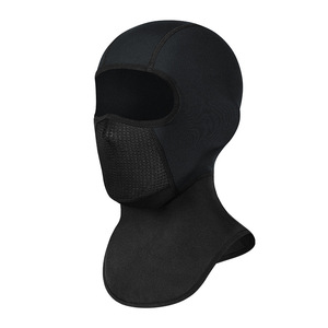 Qianqianwo Full Face Mask Fleece Windproof Warm Cycling Neck Protector Anti Dust Motorcycle Helmet Liner - Product Image 3