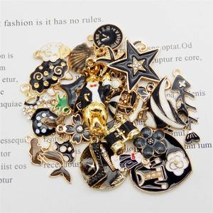 Ciondoli con ciondoli smaltati per gioielli che fanno lotto sfuso collana orecchini bracciale risultati artigianali - Product Image 5