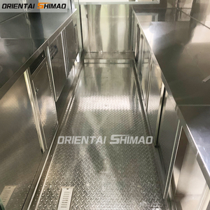 Camion alimentaire carré Oriental Shimao en Aluminium avec certificat DOT, chariot alimentaire solaire, kiosque alimentaire Mobile, remorque de restauration - Product Image 2