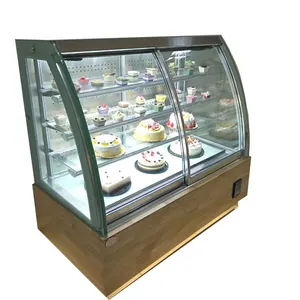 ขายส่ง 1 32จอแสดงผล-1500 mm length air cooling bakery cake display cabinet cake showcase fridge with marble base